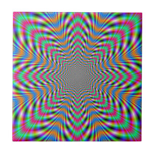 Star Psychedelic tile