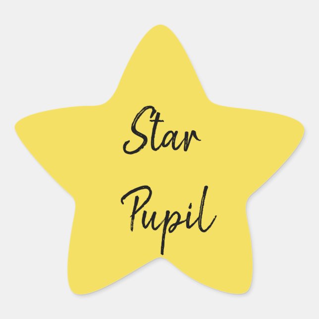 Star Pupil Star Sticker (Front)