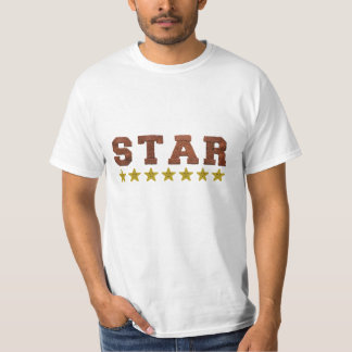 STAR Rating Funny Cute Smiley Star Design T-Shirt