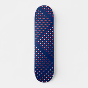 Star Red White/Blue Skateboard