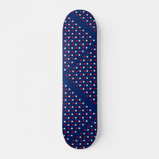 Star Red White/Blue Skateboard (Front)