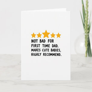 Star Review Fathers Day Card