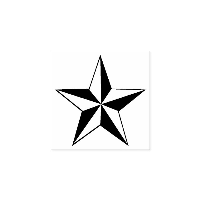 Star Rubber Stamp (Imprint)