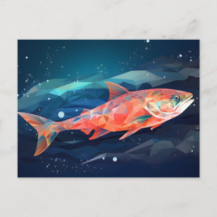 Star Salmon Postcard