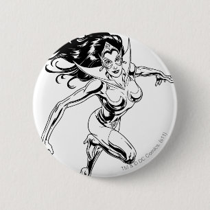 Star Sapphire 3 6 Cm Round Badge