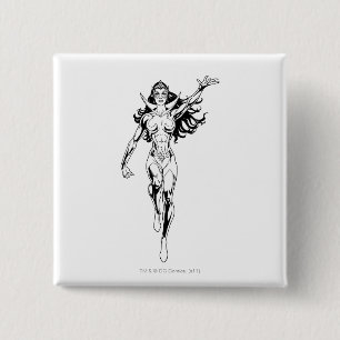 Star Sapphire 6 15 Cm Square Badge