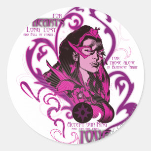 Star Sapphire Graphic 1 Classic Round Sticker
