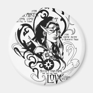 Star Sapphire Graphic 2 Magnet
