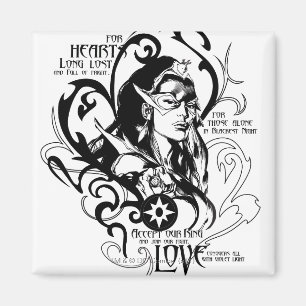 Star Sapphire Graphic 2 Magnet