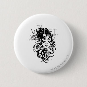 Star Sapphire Graphic 4 6 Cm Round Badge