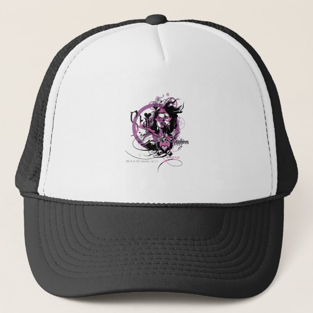 Star Sapphire Graphic 6 Trucker Hat (Front)