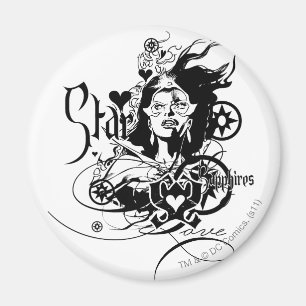 Star Sapphire Graphic 7 Magnet