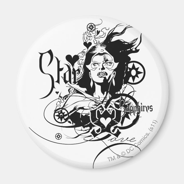 Star Sapphire Graphic 7 Magnet (Front)