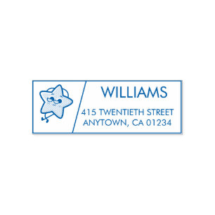 Star Self-Inking Return Address Stamp