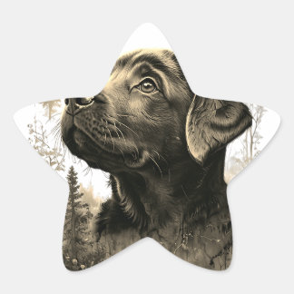 Star-shaped stickers