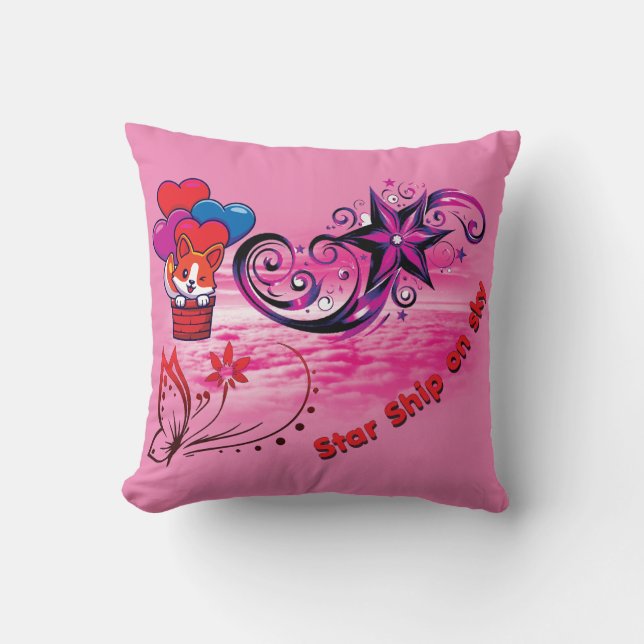 Star Ship Pillow (Front)