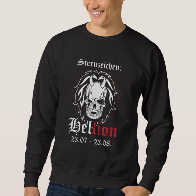 Star Sign Rock Hellion For Lion Sweatshirt (Front)