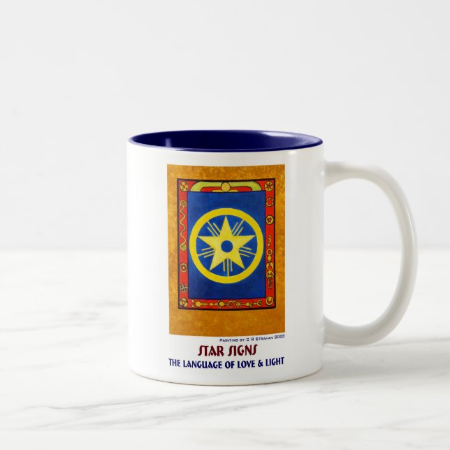 Star Signs Two-Tone Coffee Mug (Right)