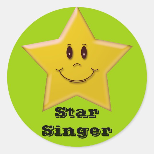 Star Singer Sticker (Front)