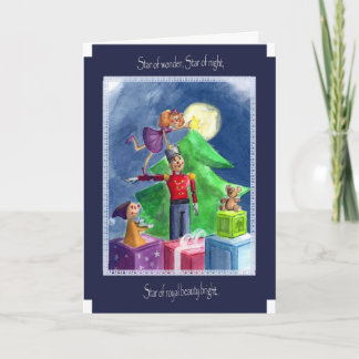 Star so bright holiday card