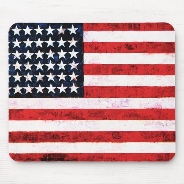 Star Spangled Banner - American Flag Mouse Pad (Front)