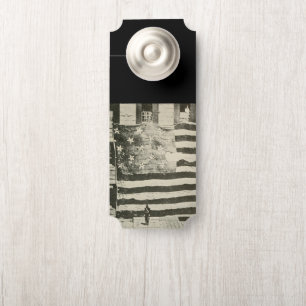 Star Spangled Banner: American Flag on Display Door Hanger
