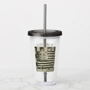 Star Spangled Banner American Military Battle Flag Acrylic Tumbler