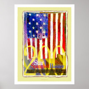 Star Spangled Banner Bicentennial Poster