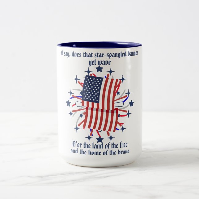 "Star-Spangled Banner" Coffee/Tea Mug (Center)