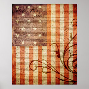 Star Spangled Banner Vintage Poster