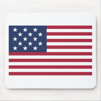 Star Spangled Banner With 15 Stars Mouse Pad