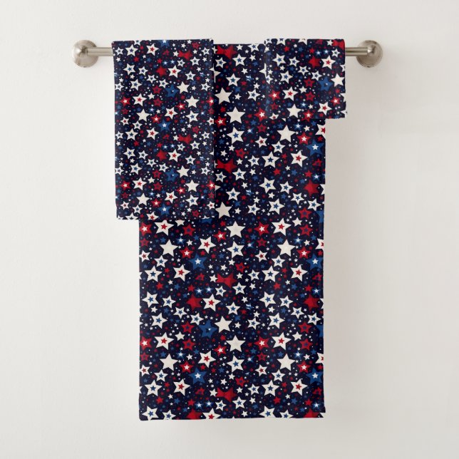 Star-Spangled Celebration  Bath Towel Set (Insitu)