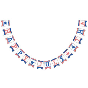 Star-Spangled Celebration Red White Blue Bunting