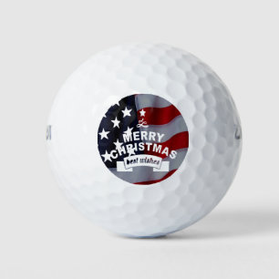 Star-Spangled Christmas: Celebrate the Season Golf Balls