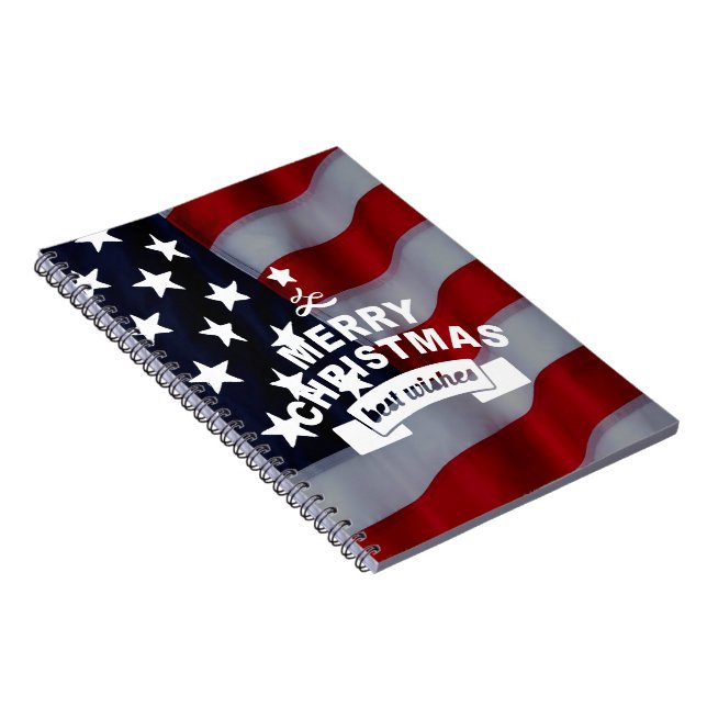 Star-Spangled Christmas: Celebrate the Season Notebook (Right Side)