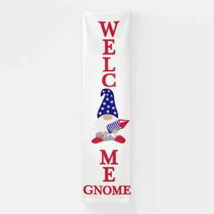 Star-Spangled Gnome Welcome Banner