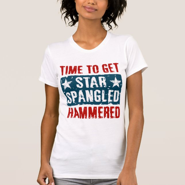 Star Spangled Hammered T-Shirt (Front)