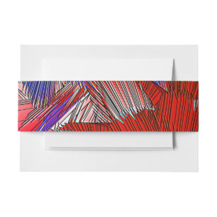 Star Spangled Invitation Belly Band