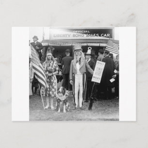 Star-Spangled Sales: 1918 Postcard