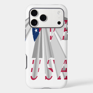 Star-Spangled Statement: Graphic I Love USA Design
