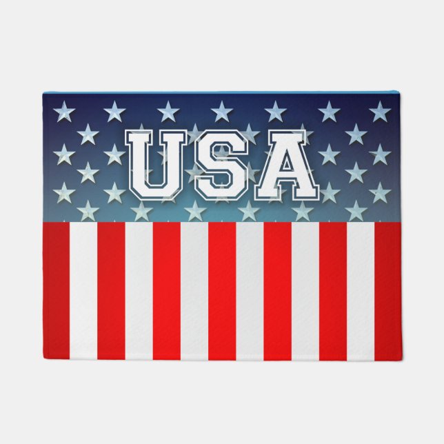 Star-Spangled Style Doormat (Front)