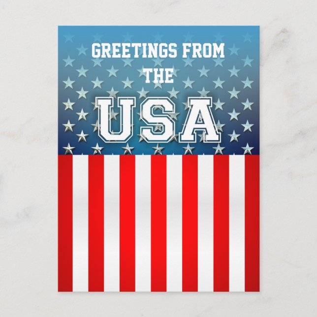 Star-Spangled Style Postcard (Front)