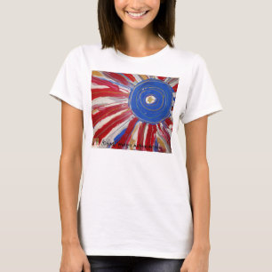 "Star-Spangled Sun" by Candy Waters Autism Artist T-Shirt
