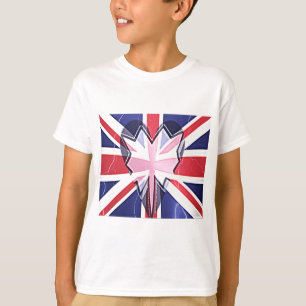 Star-Spangled Swirls: USA Red, White, & Blue Flag T-Shirt