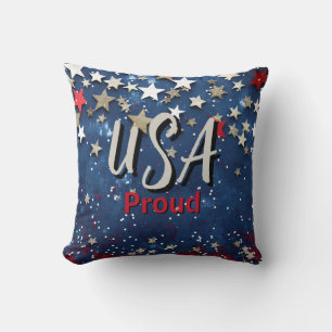 Star Spangled USA Proud Cushion