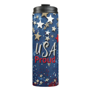 Star Spangled USA Proud Thermal Tumbler