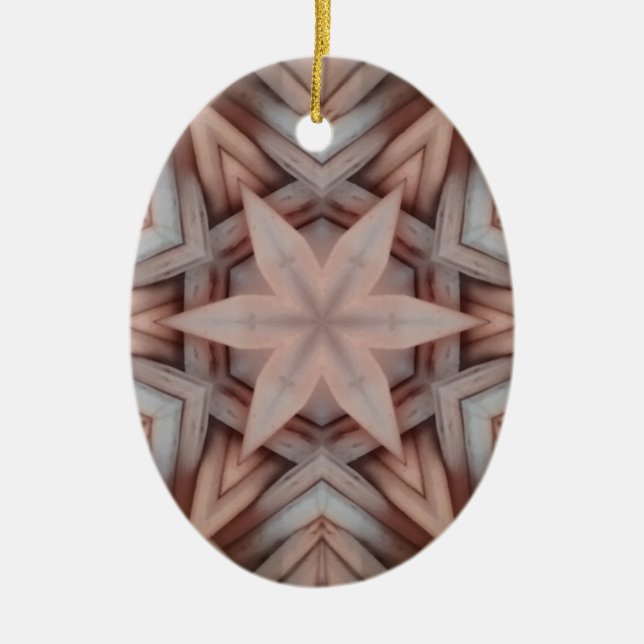 Star Starfish Dream Ceramic Ornament (Front)