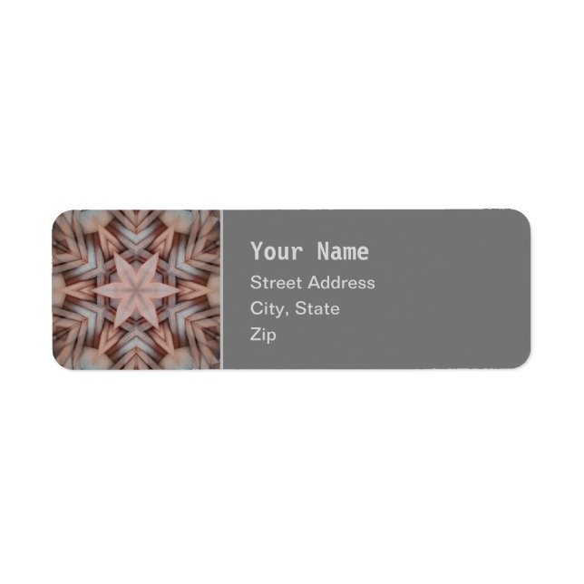 Star Starfish Dream Return Address Label (Front)