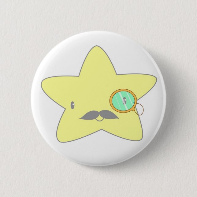 star stash 6 cm round badge (Front)