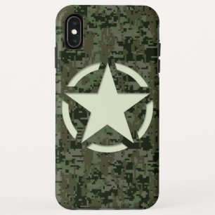 Star Stencil Digital Woodland iPhone XS Max Case